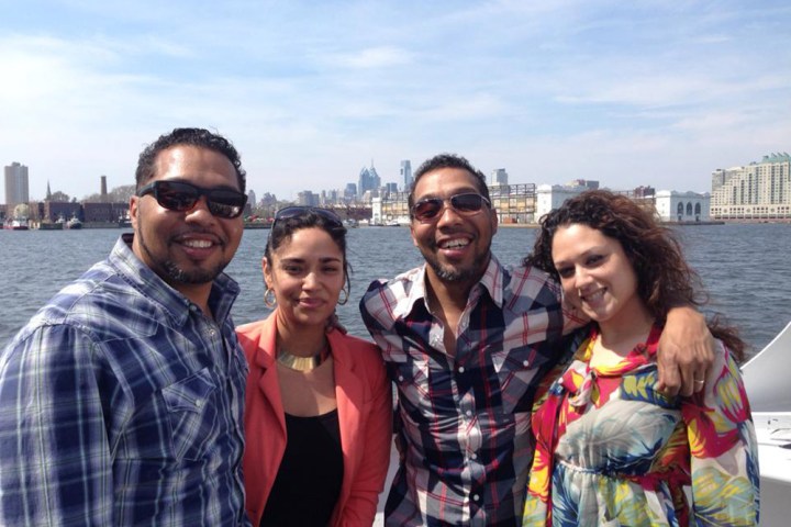 Maria Arcé et al. posing for the camera