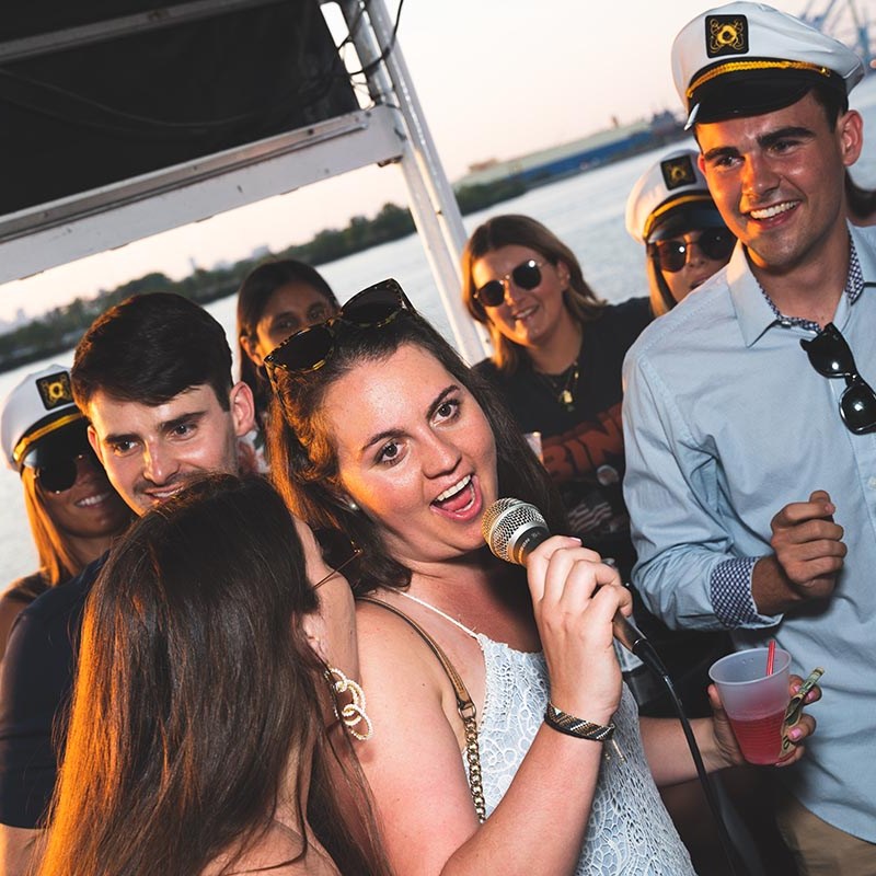 a group of people posing for the camera