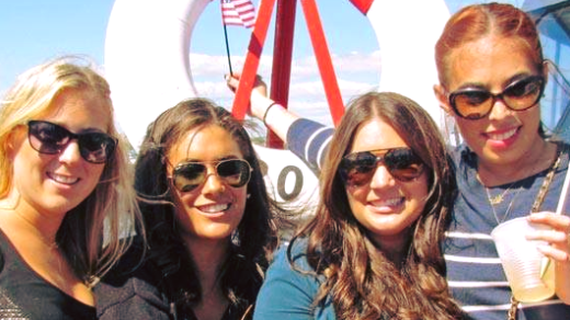 a group of people posing for the camera