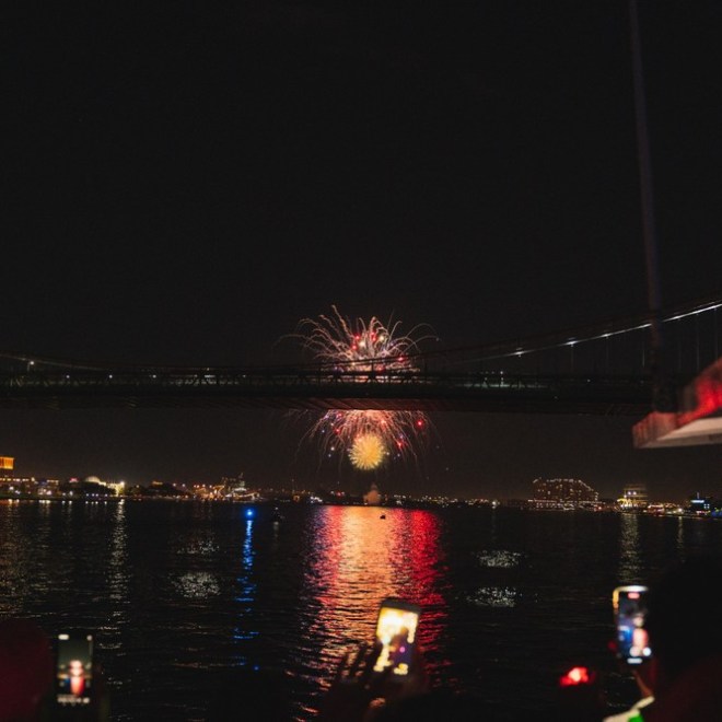 a bridge over a body of water